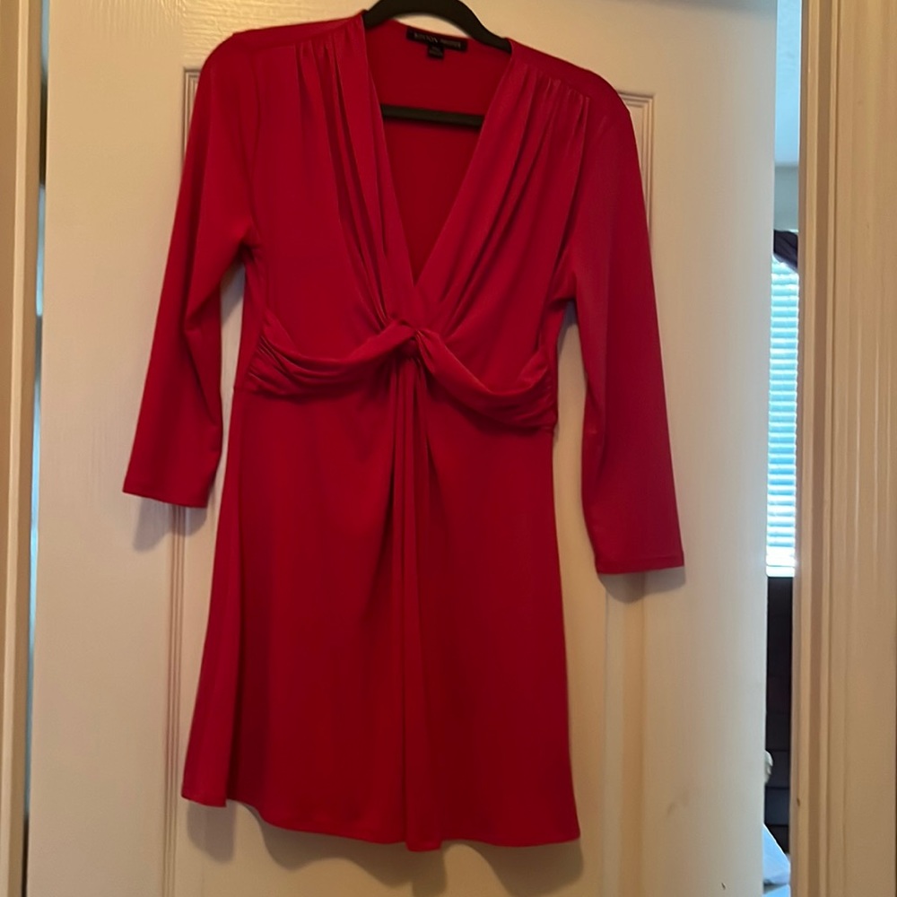 Boston Proper Pink mid sleeve dress